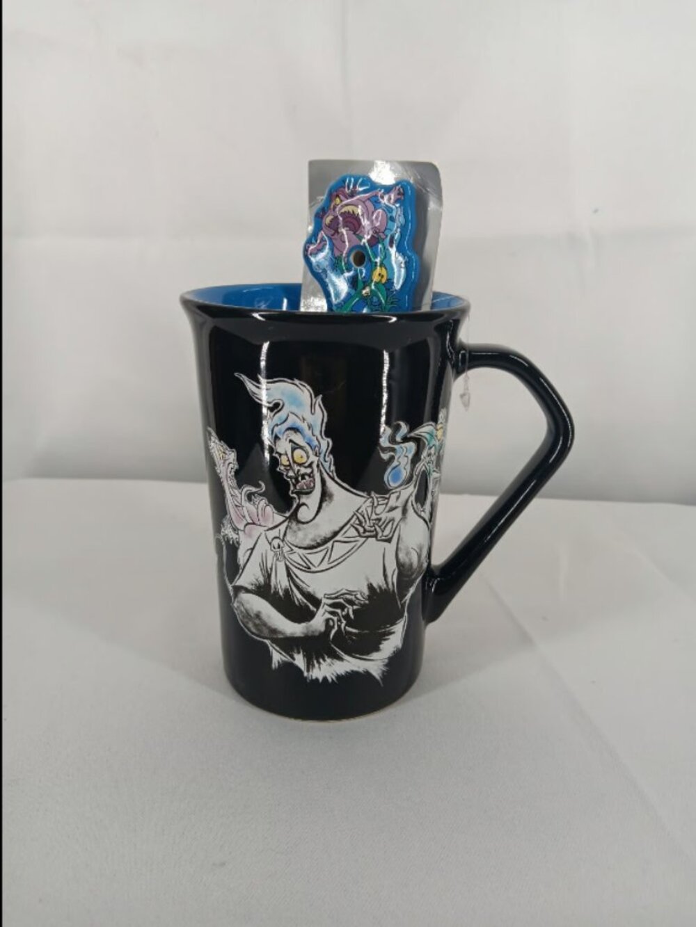 Disney Parks Hercules Hades Mug With Ceramic Spoon "Pain And Panic" NWT